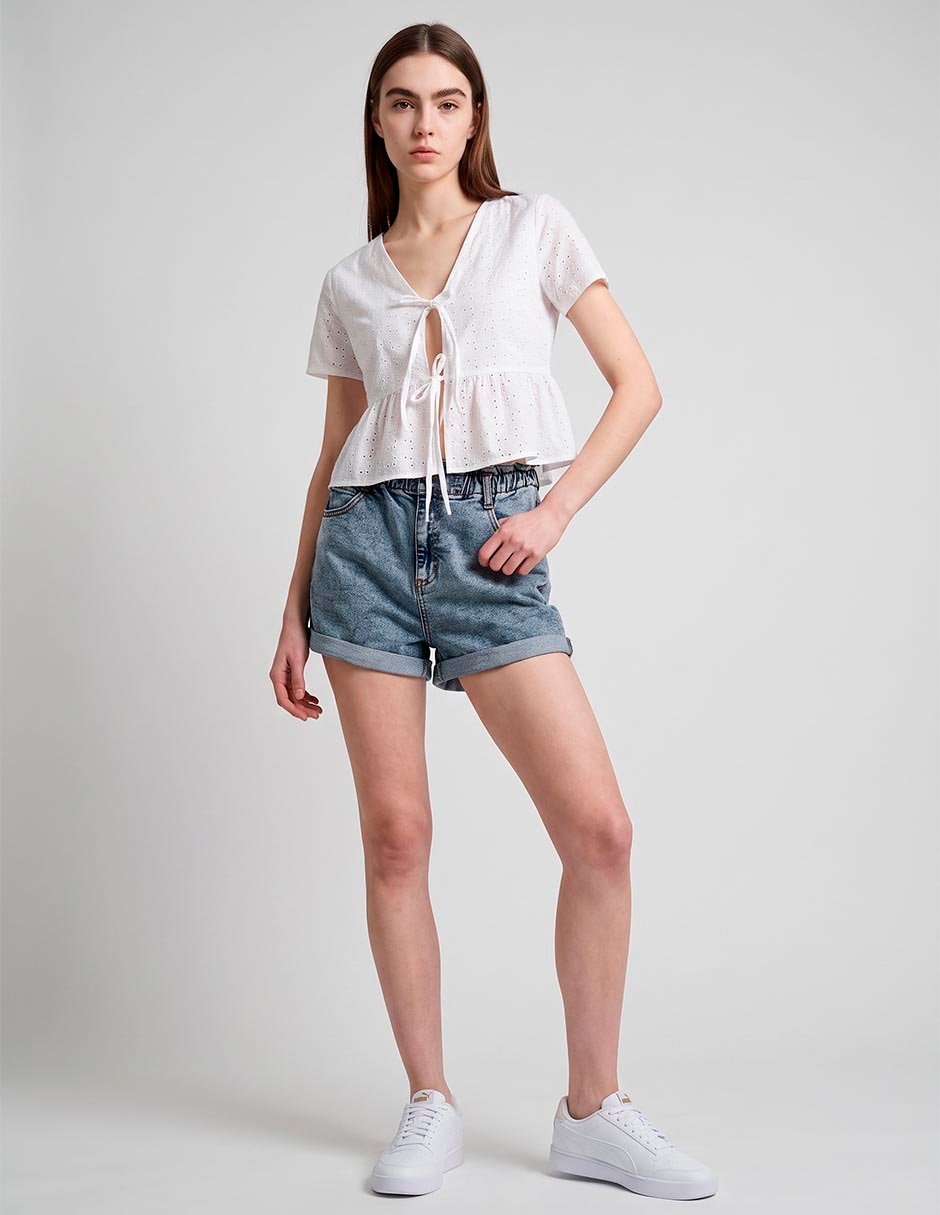 Short de mezclilla para mujer 3