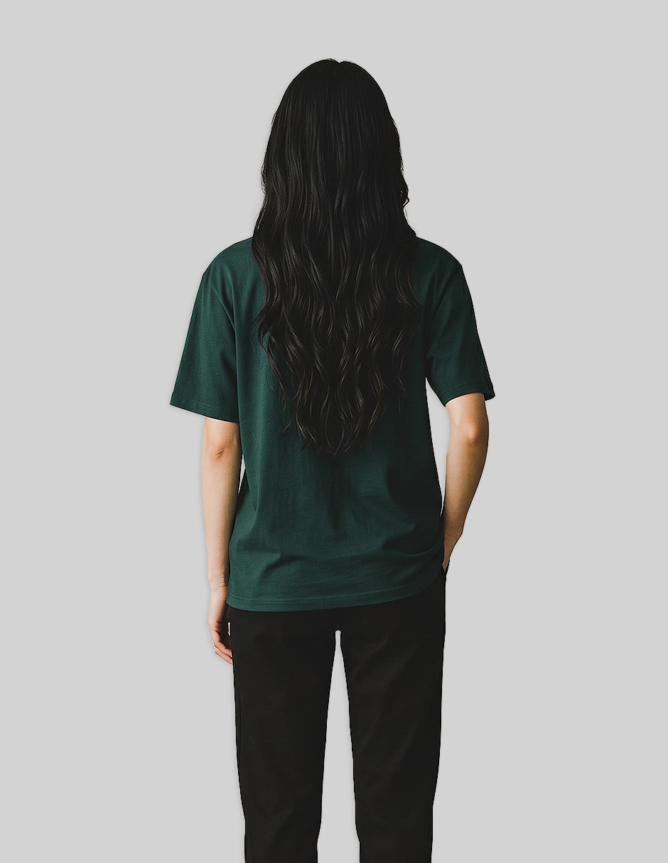 Playera manga corta cuello redondo para mujer 3