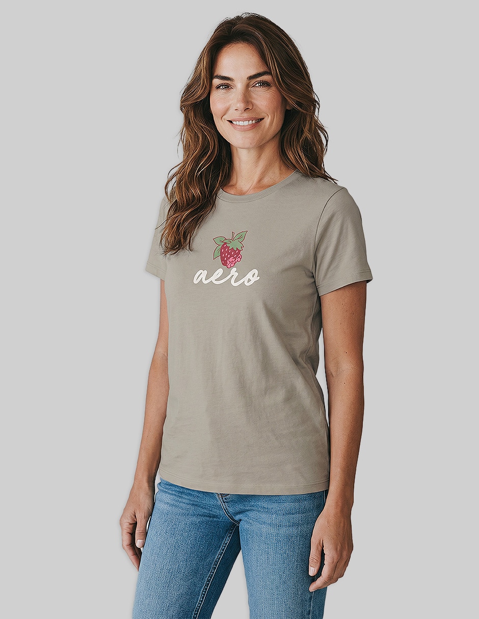 PLAYERA AERO T49528 LOGO RED, G, CRUDO