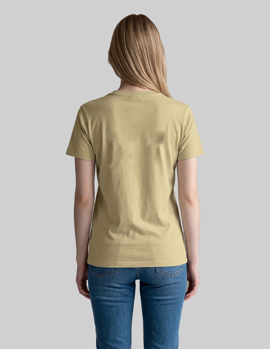 Playera manga corta ropa cuello redondo para mujer 3