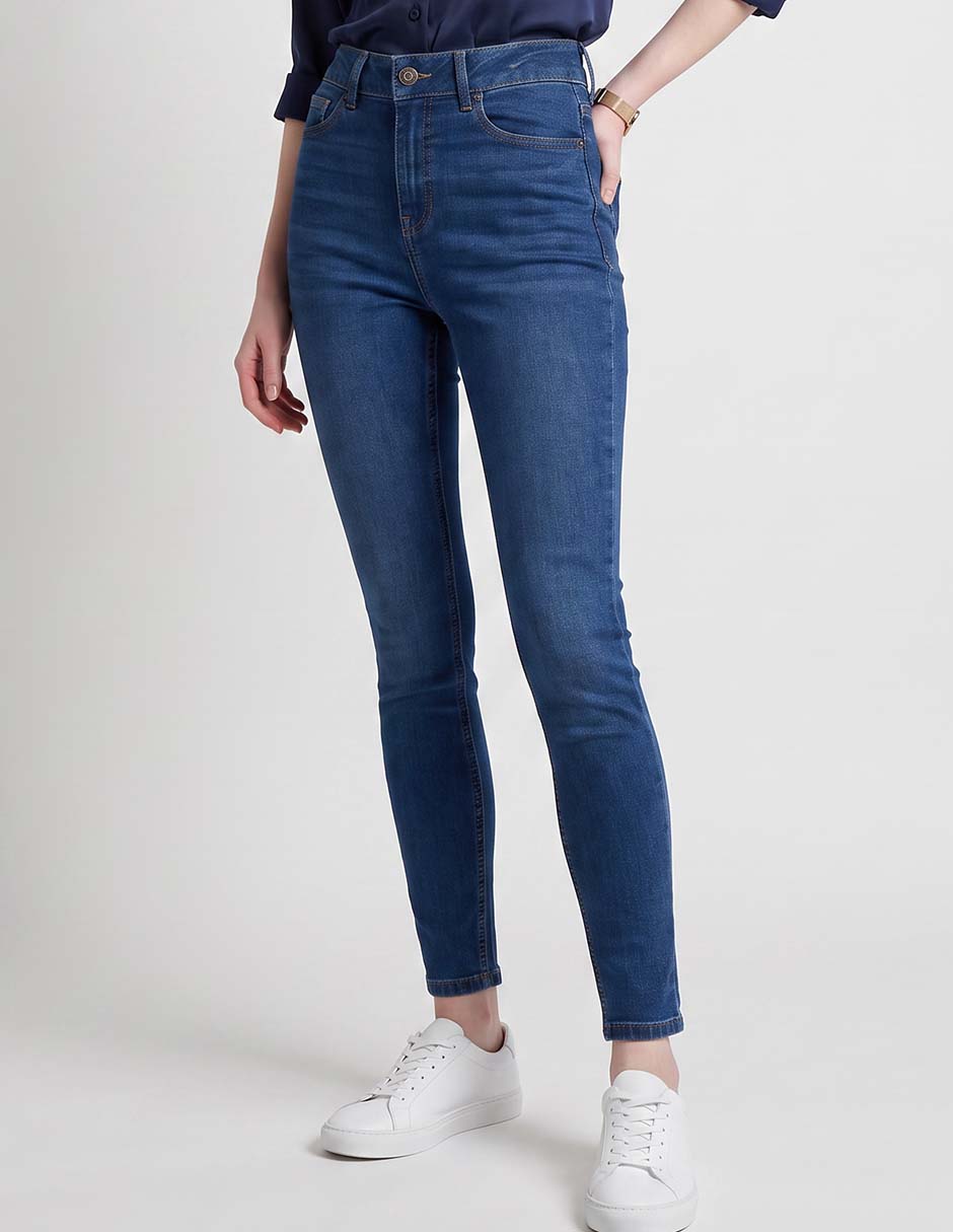 Jeans skinny cintura para mujer Jeans skinny cintura para mujer