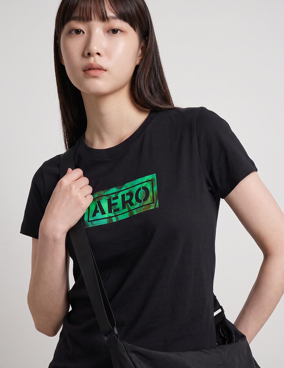 Playera manga corta cuello redondo mujer 4