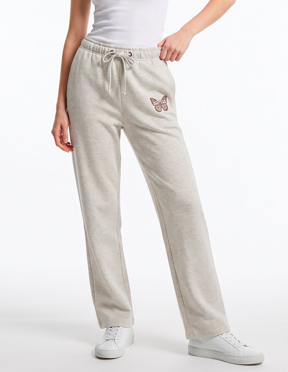 Pants regular con jareta para mujer Pants regular con jareta para mujer