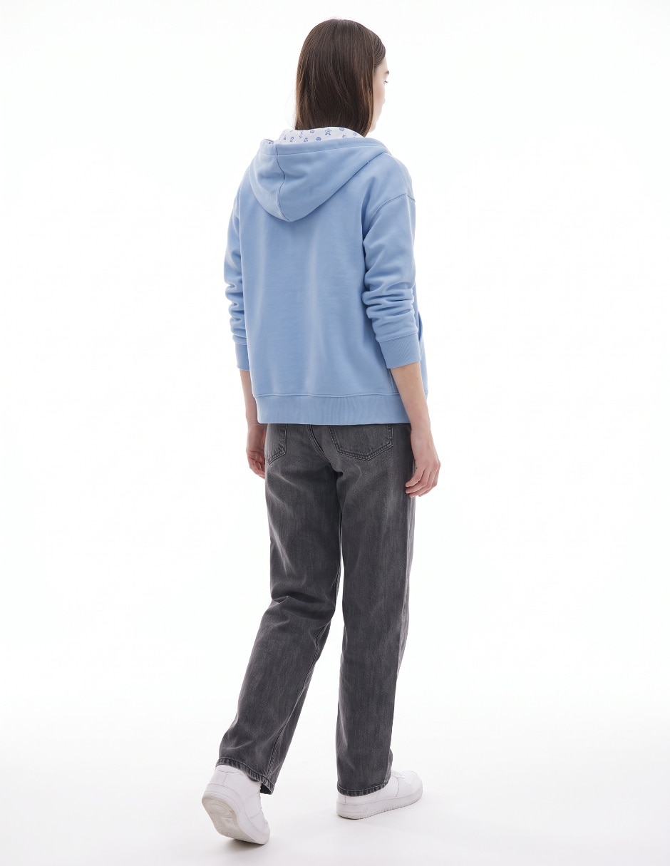 Sudadera con capucha y bolsa para mujer 2