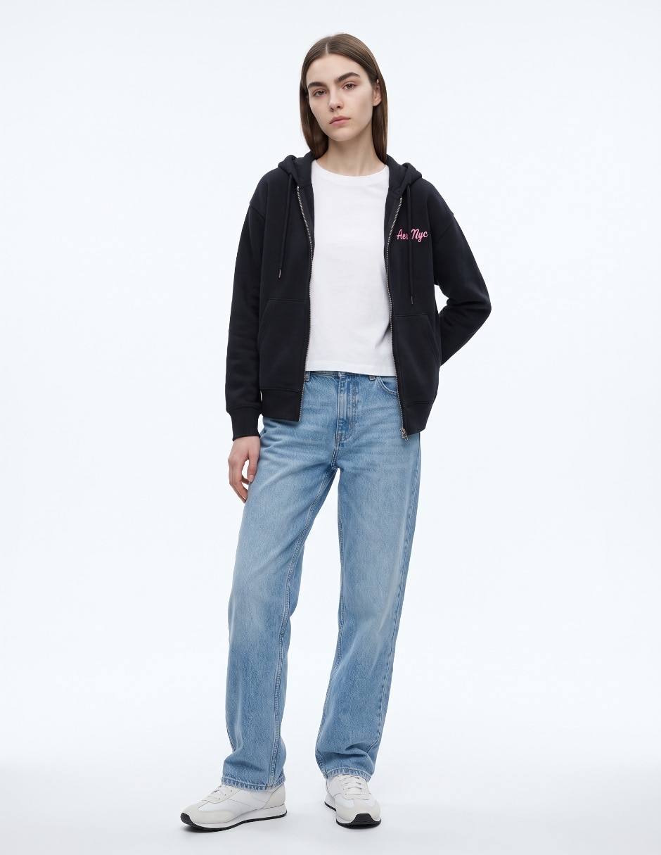 Sudadera con capucha y bolsa para mujer Sudadera con capucha y bolsa para mujer