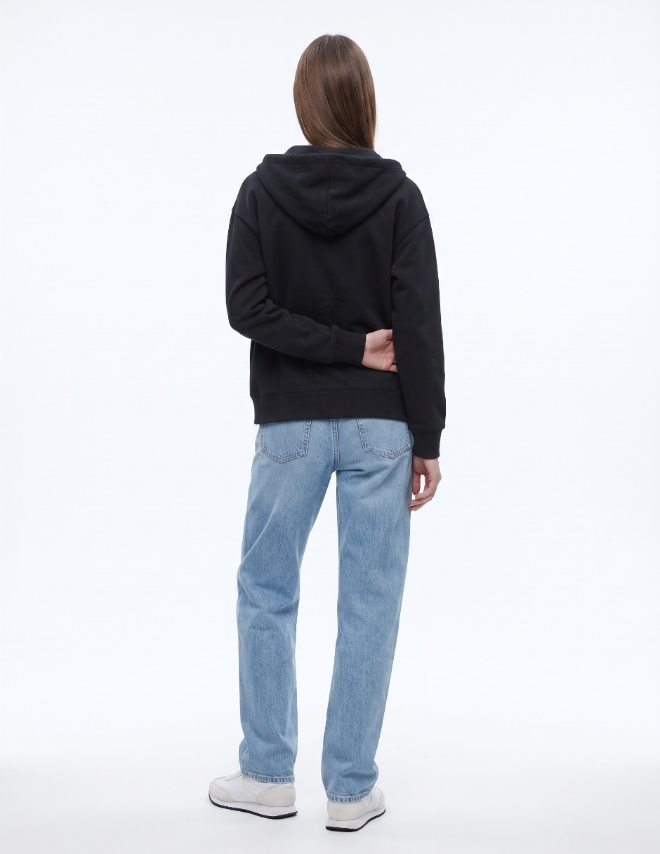 Sudadera con capucha y bolsa para mujer 2