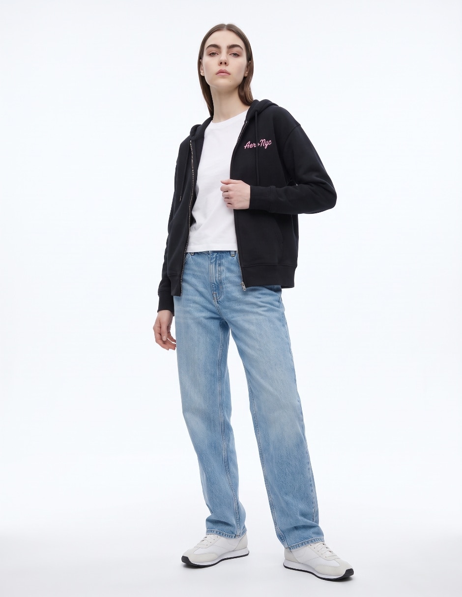 Sudadera con capucha y bolsa para mujer 3