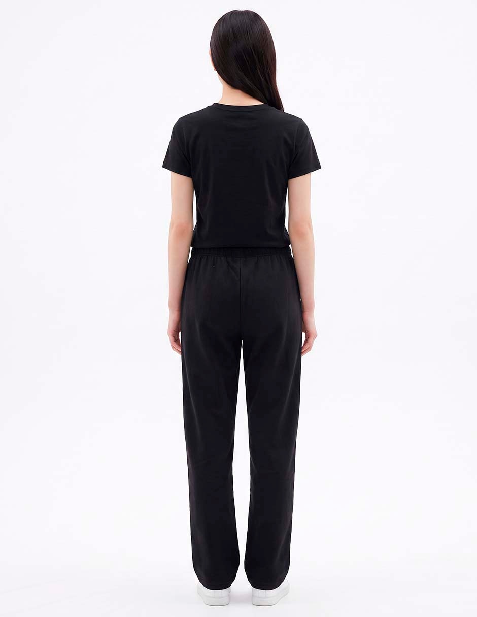 Pants regular con jareta para mujer 4