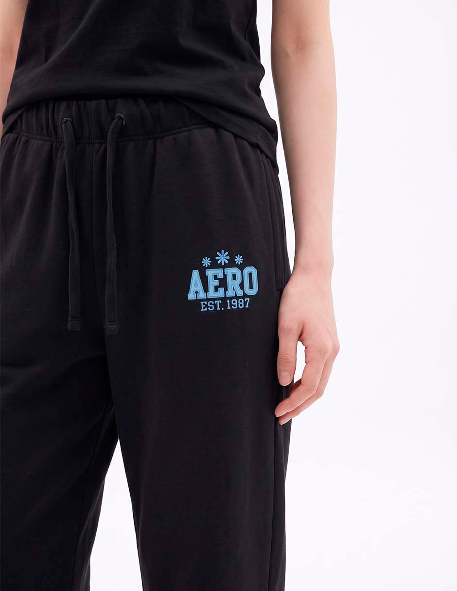Pants regular con jareta para mujer 2