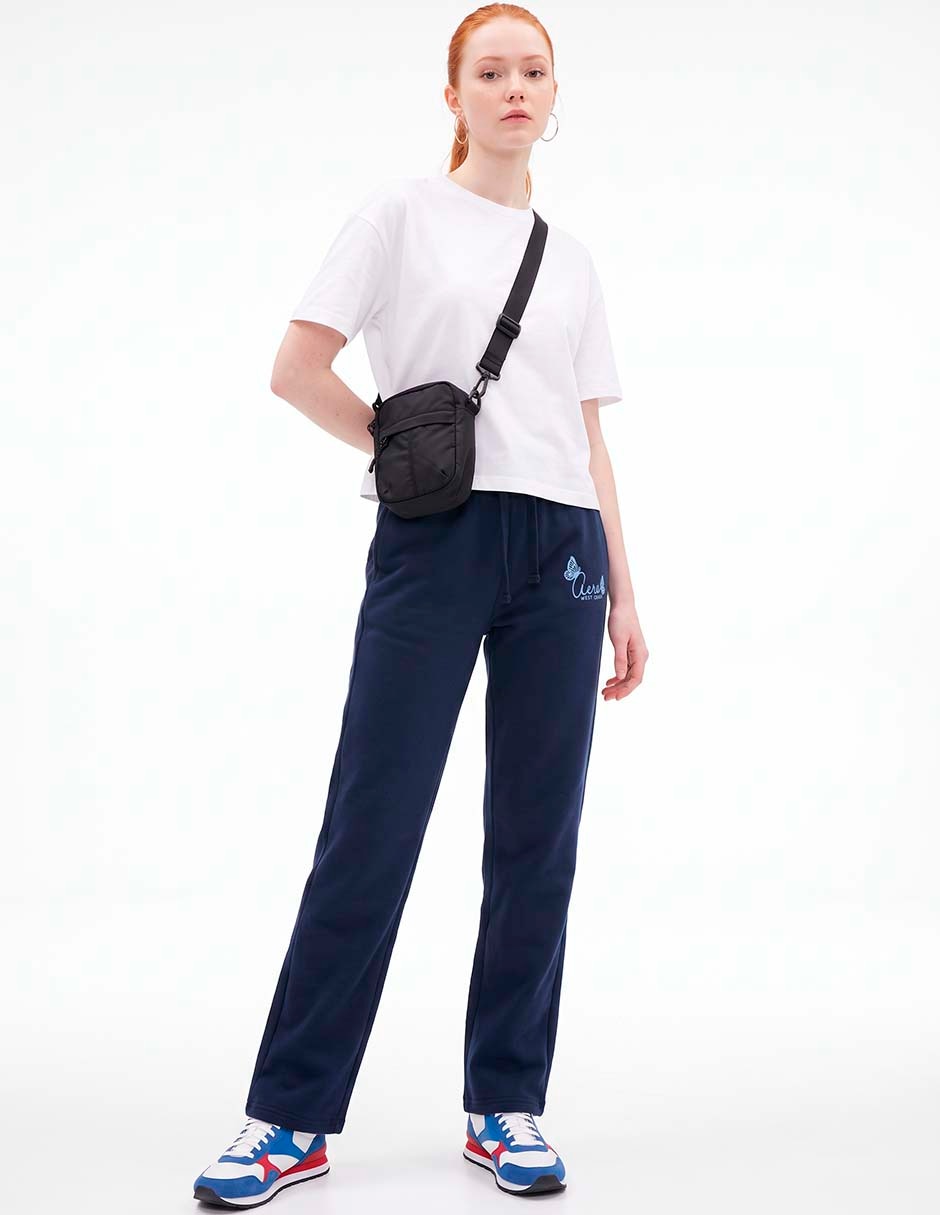 Pants regular con jareta para mujer 3