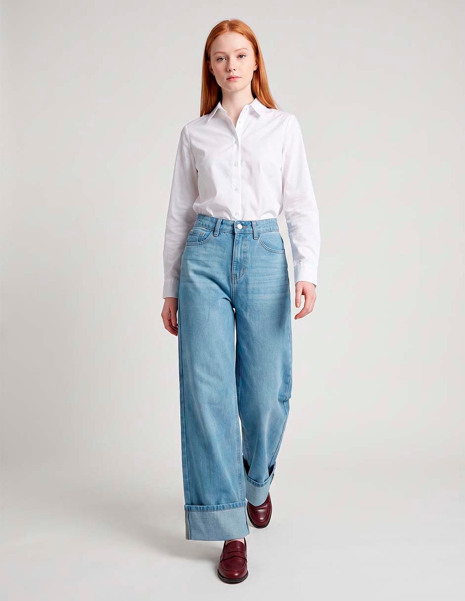 Jeans wide leg para mujer Jeans wide leg para mujer