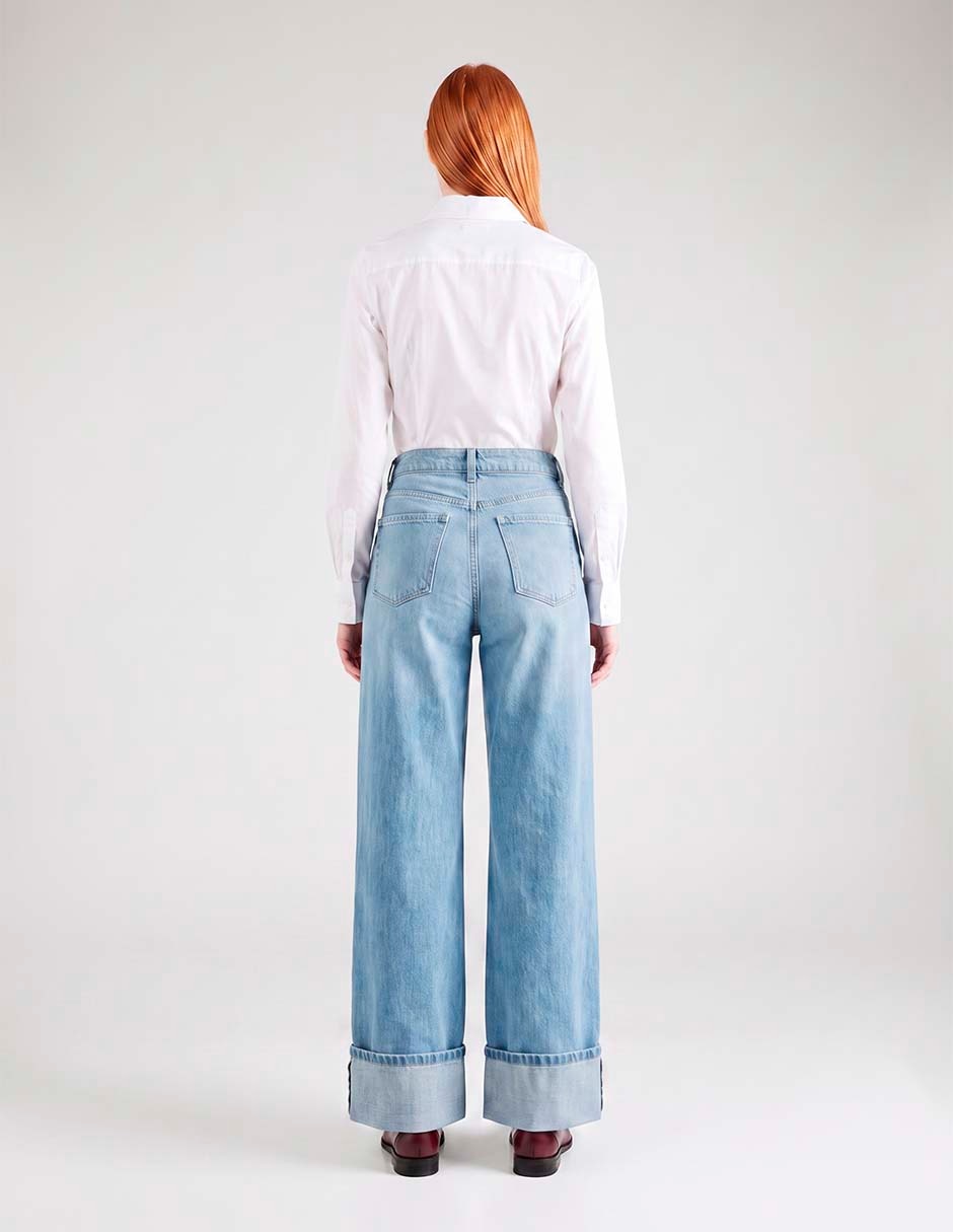 Jeans wide leg para mujer 3