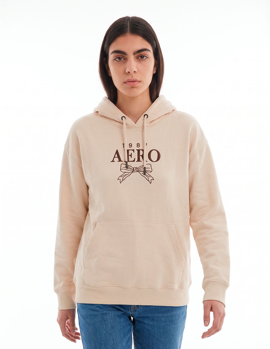 Sudadera con capucha y bolsa aéropostale coleccion para mujer