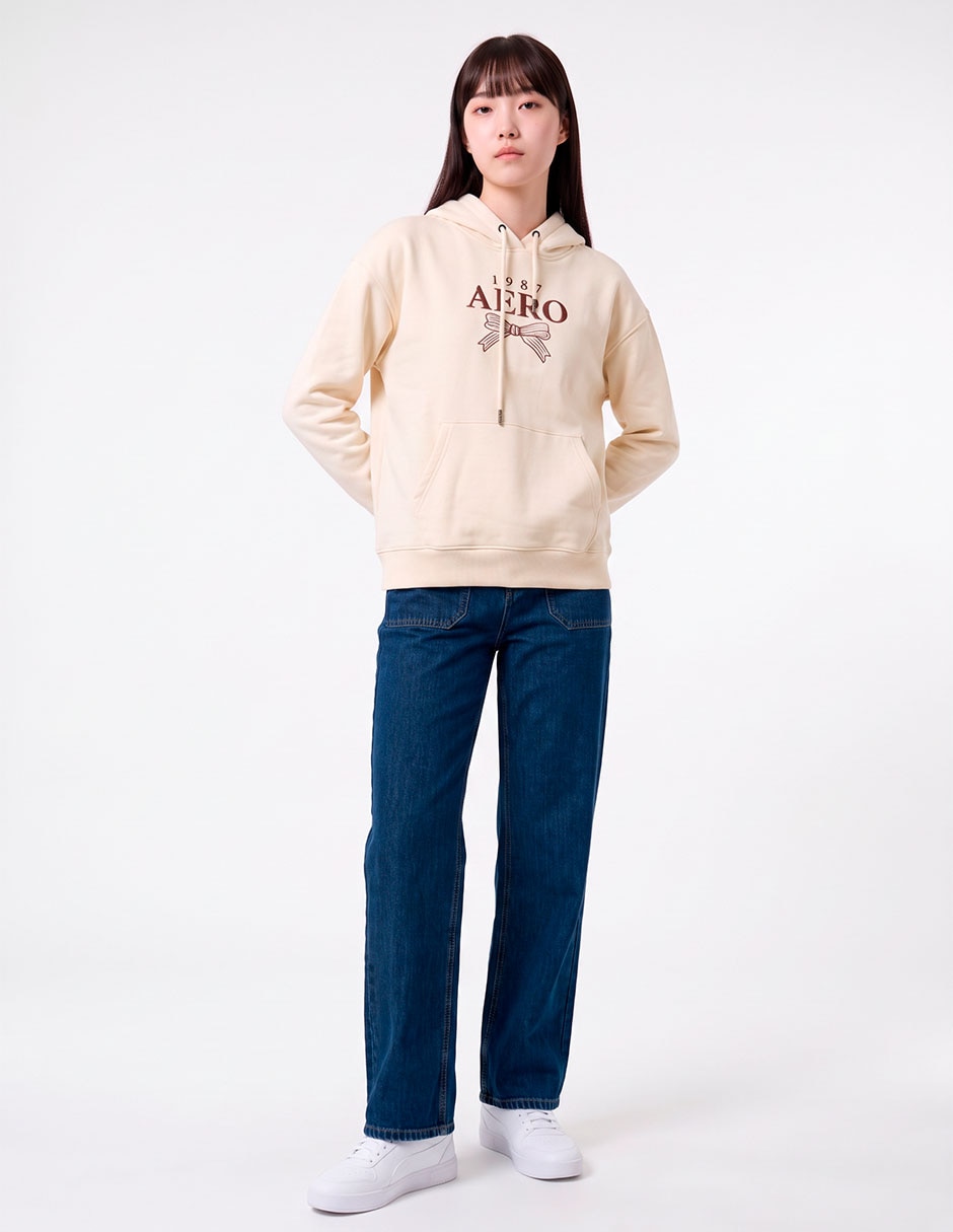 Sudadera con capucha y bolsa aéropostale coleccion para mujer 3