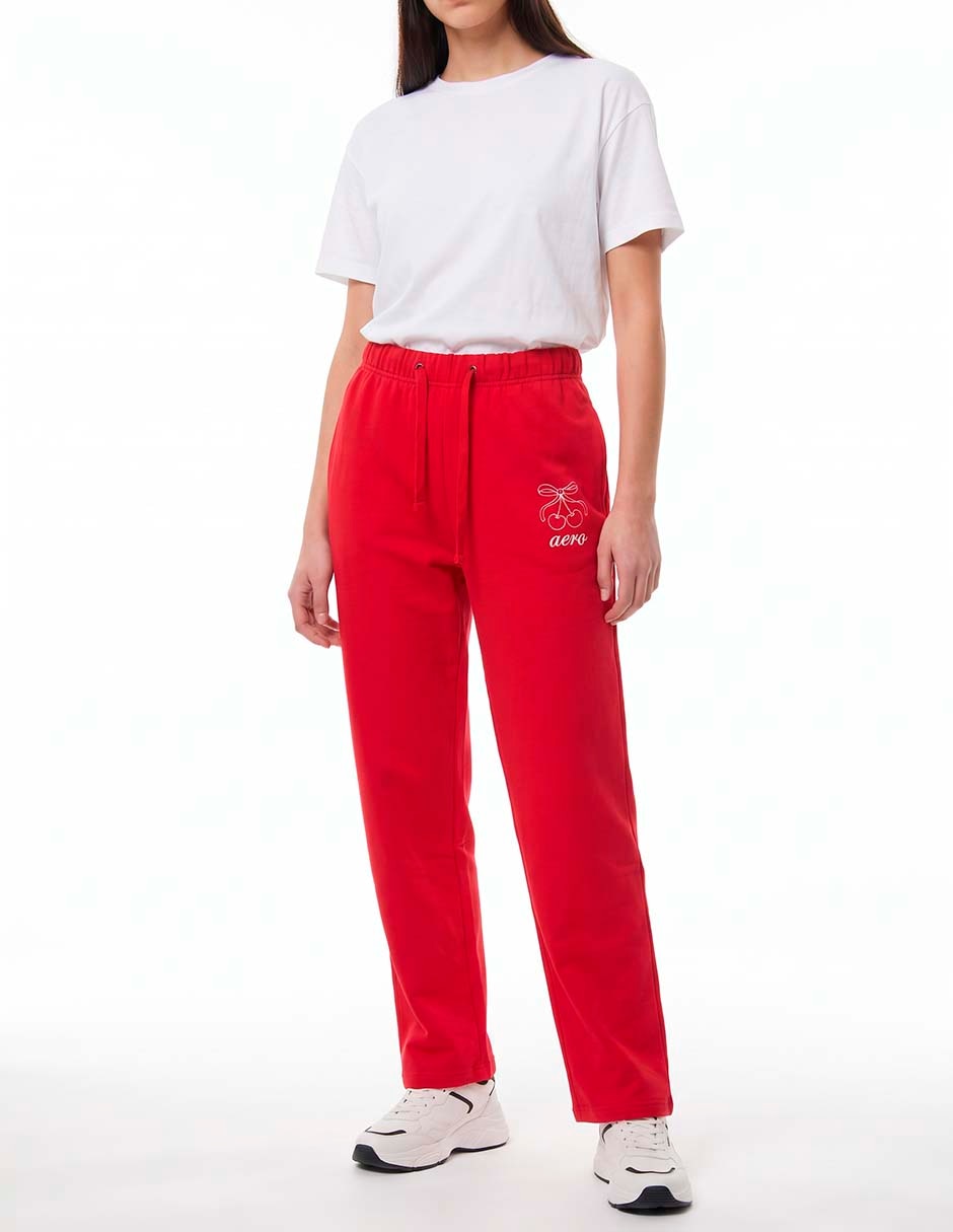 Pants regular con jareta para mujer 2