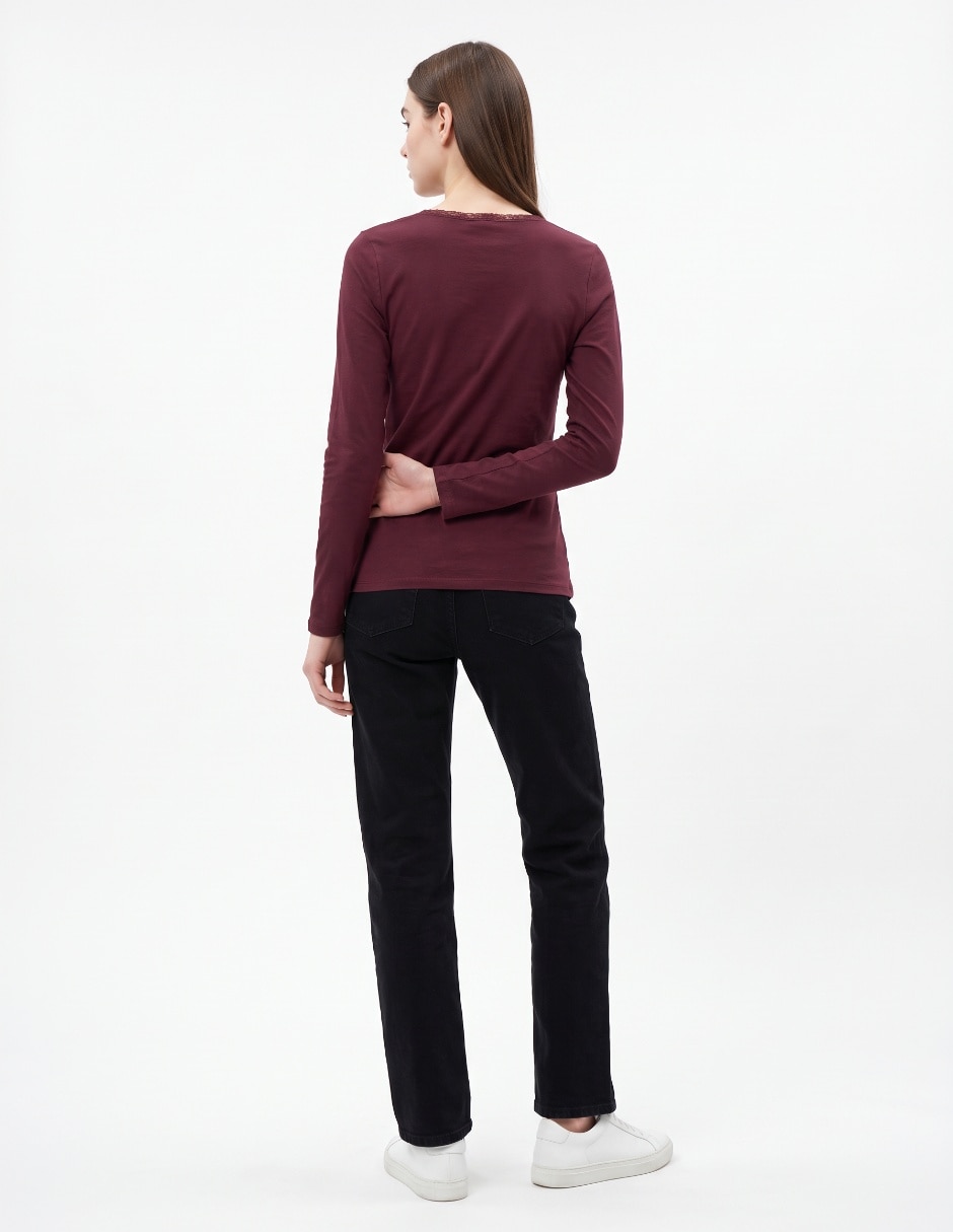 Blusa manga larga para mujer 2