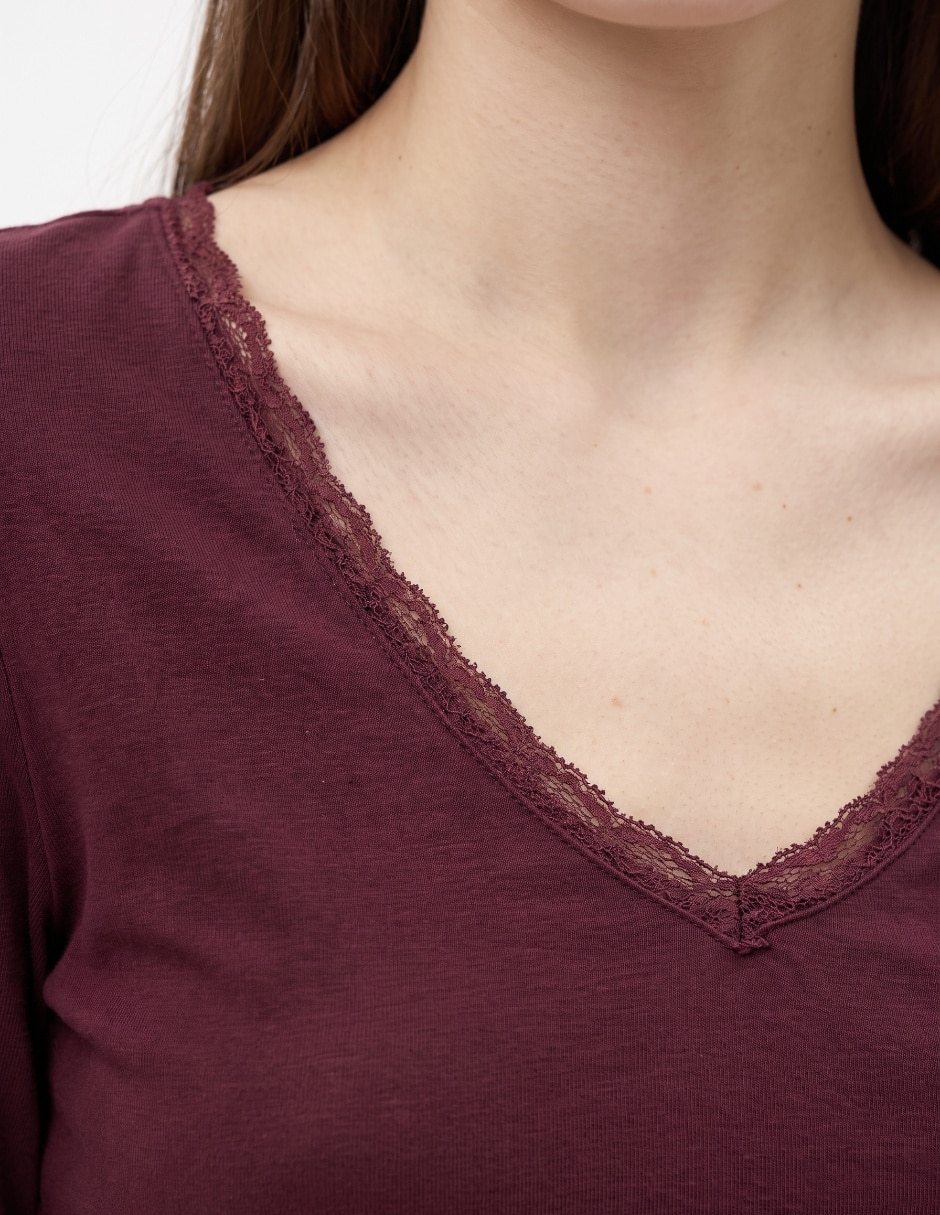 Blusa manga larga para mujer 3