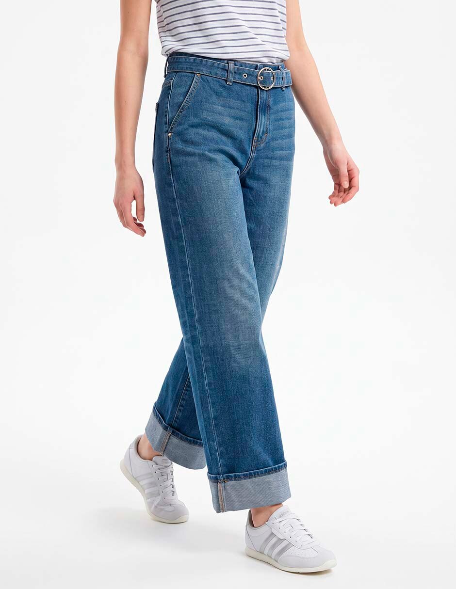 Jeans straight Aeropostale a la cintura para mujer 3