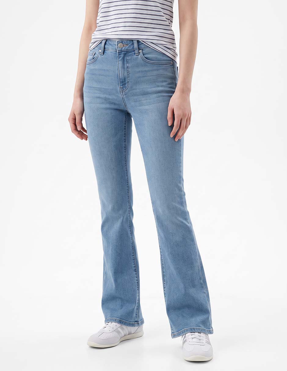 Jeans flare aeropostale a la cintura para mujer 3