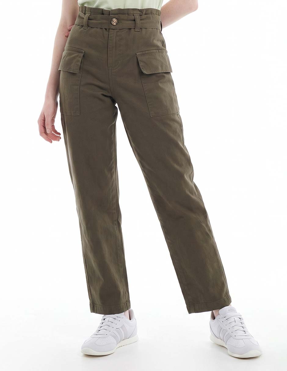 Pantalón cargo wide leg para mujer Pantalón cargo wide leg para mujer