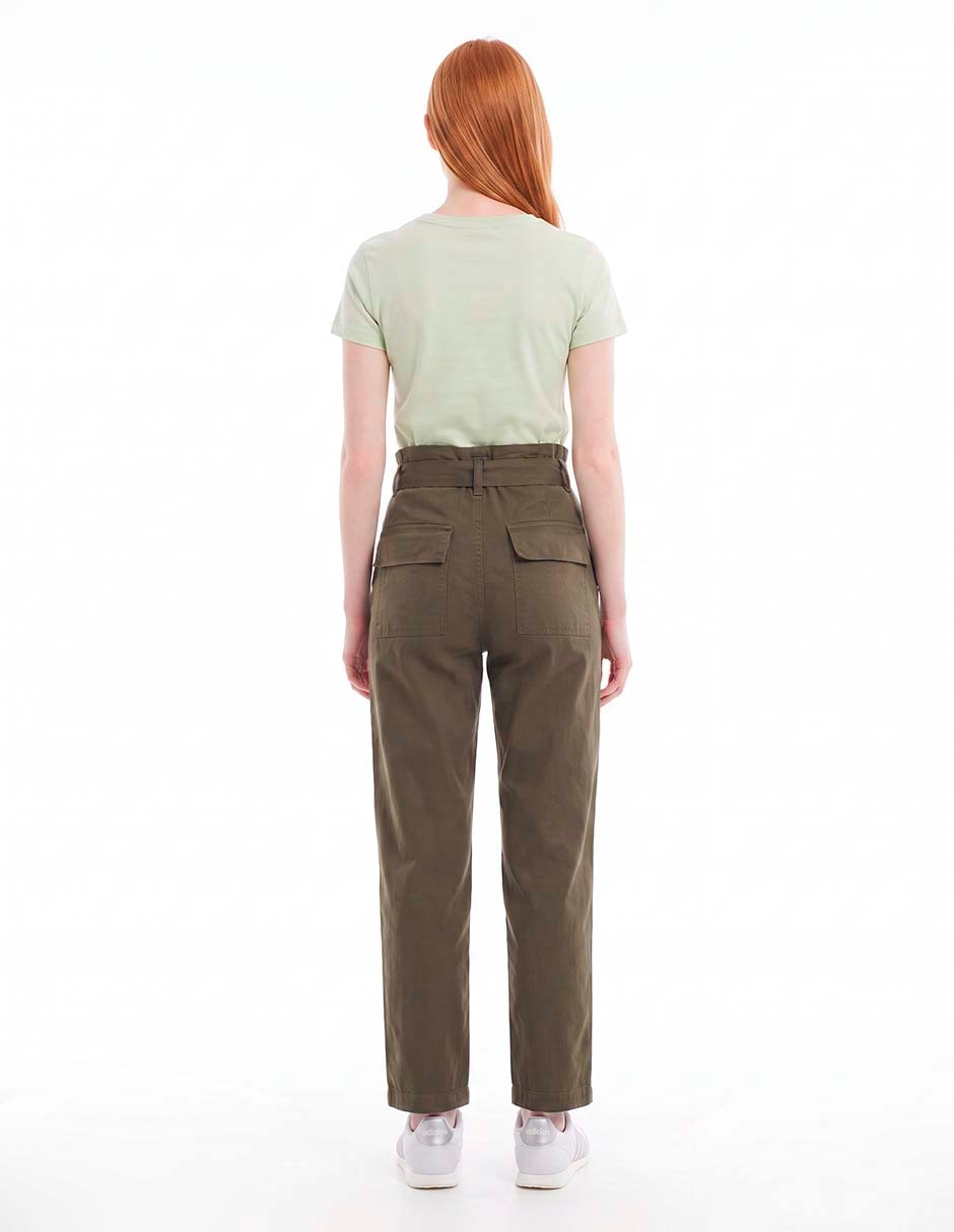 Pantalón cargo wide leg para mujer 4