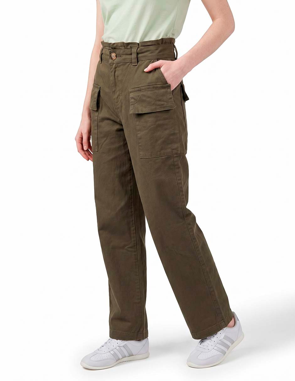 Pantalón cargo wide leg para mujer 2