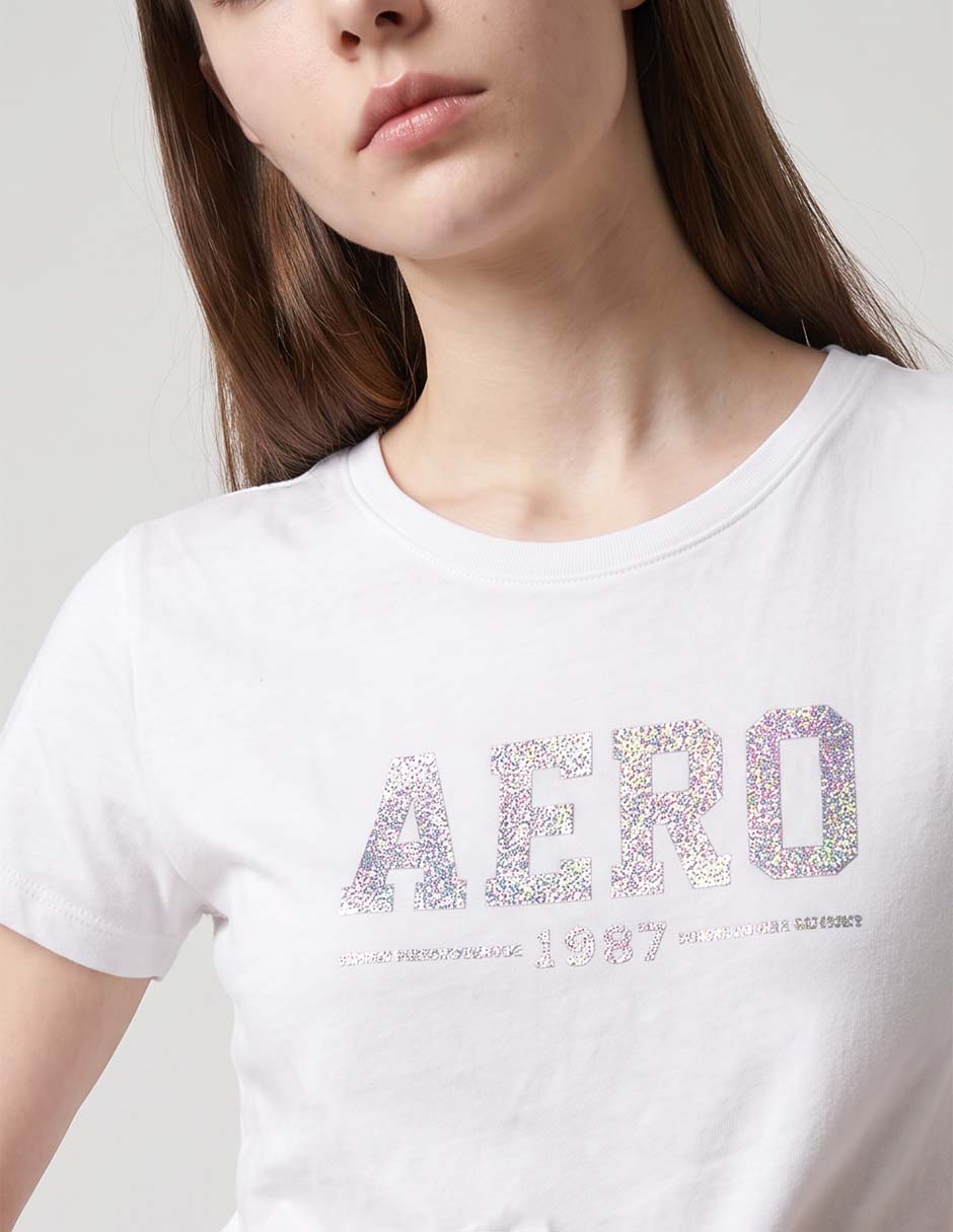 Playera manga corta cuello redondo mujer 2