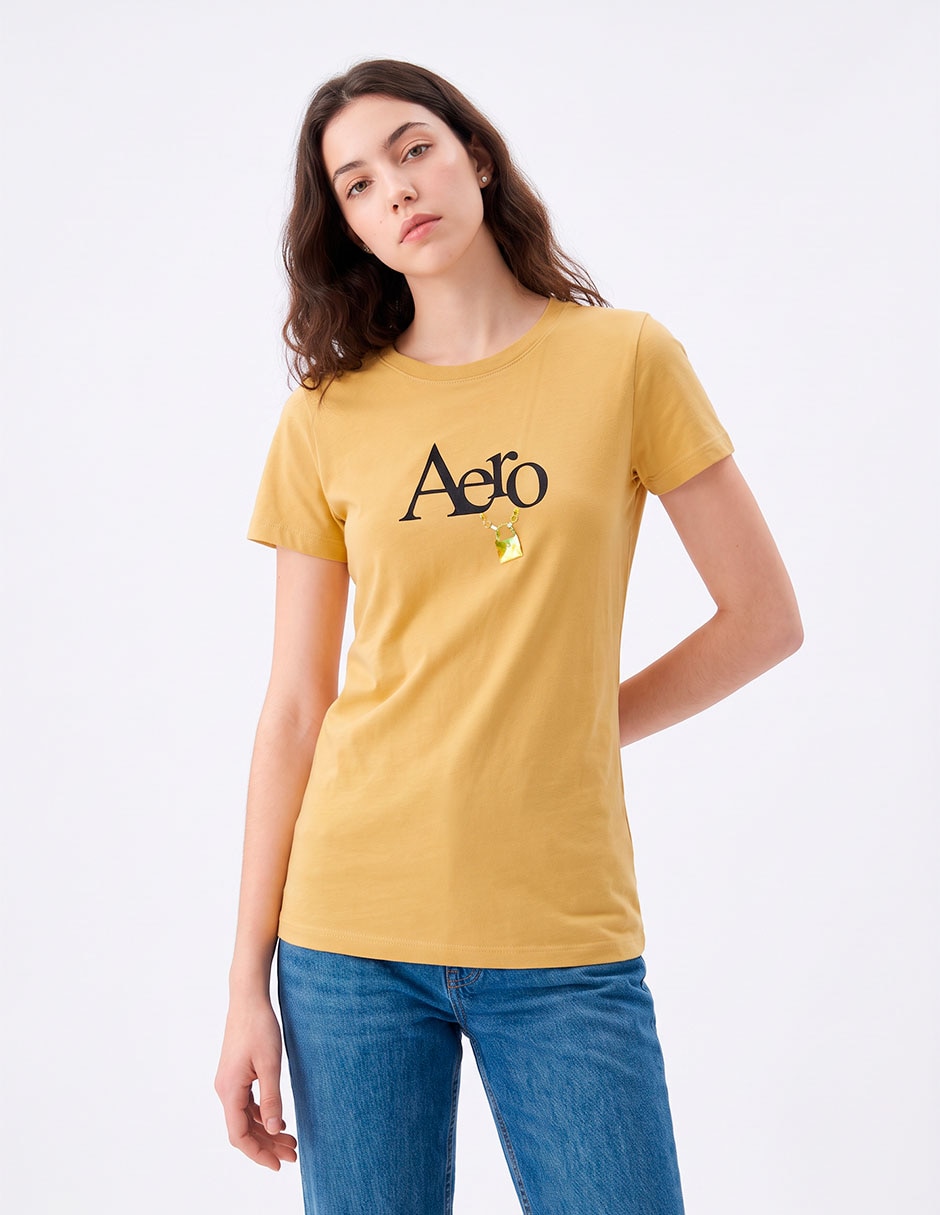Playera manga larga cuello redondo para mujer Playera manga larga cuello redondo para mujer