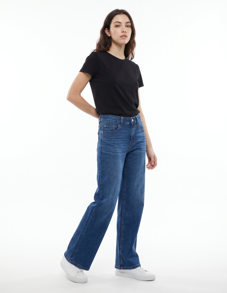 Jeans/Jegging/Jeans jogger Regular Straight Cintura para mujer 3