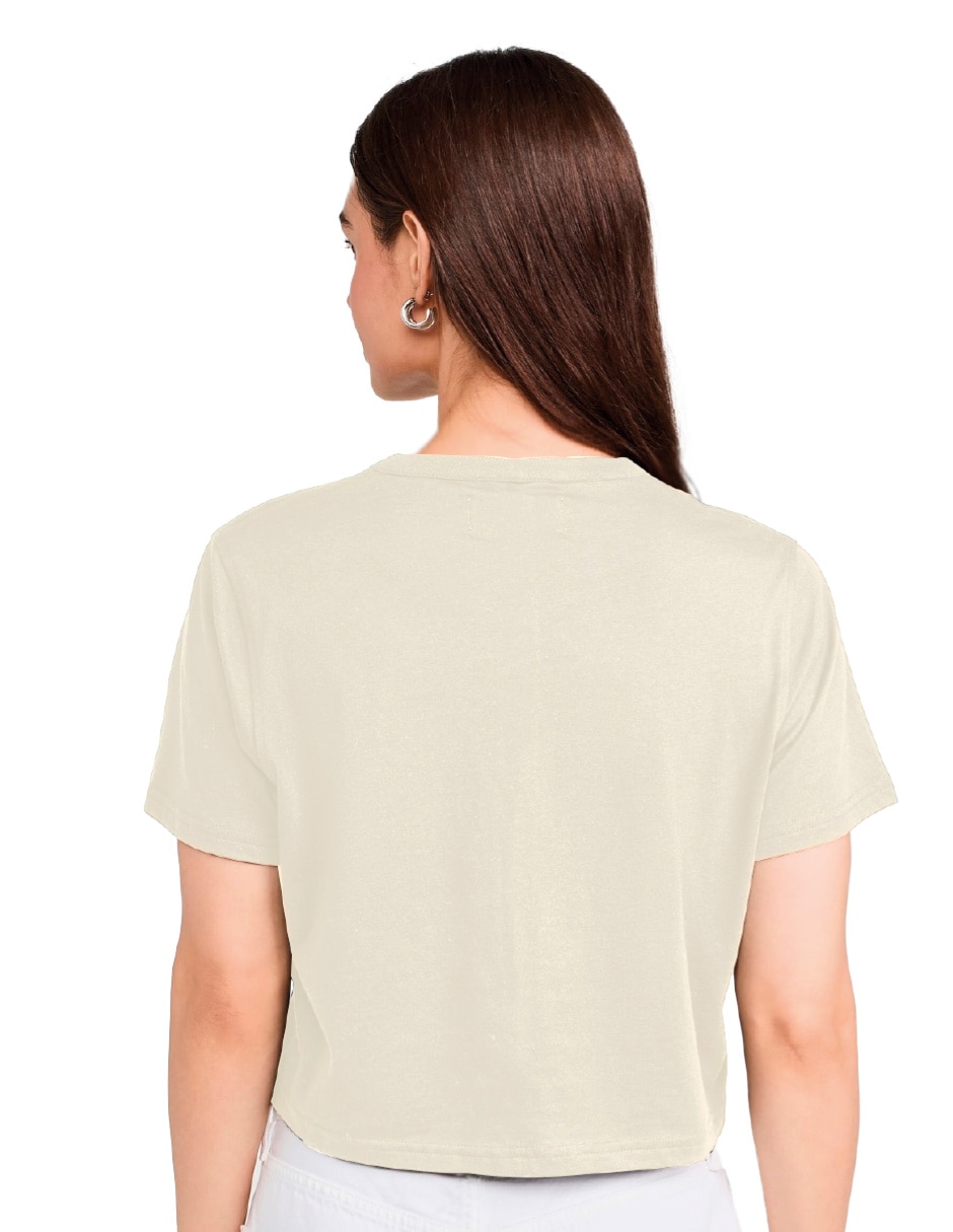 Playera manga corta winnie pooh cuello redondo para mujer 4