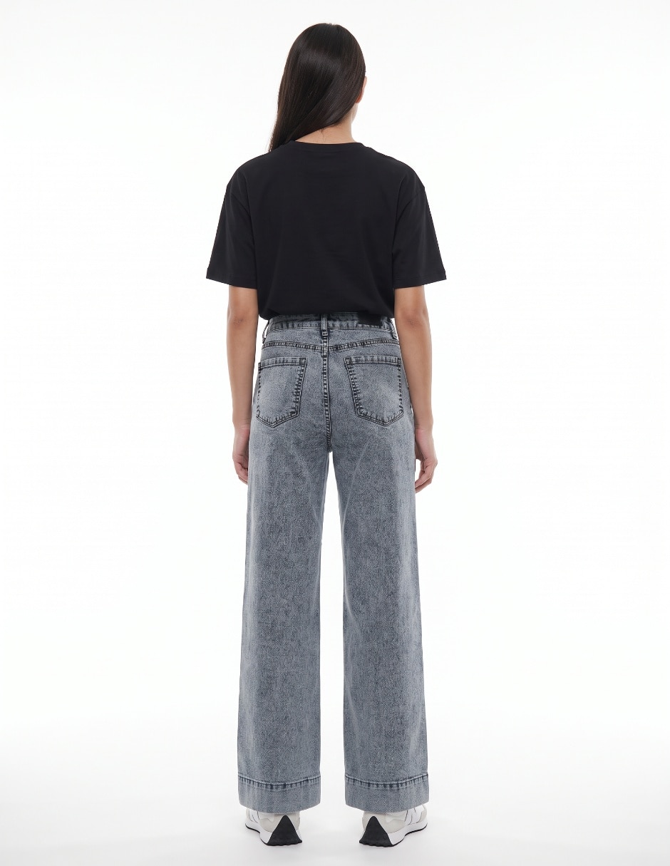 Jeans wide leg 38924OCT para mujer
