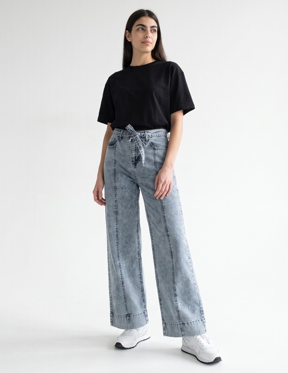 Jeans wide leg 38924OCT para mujer