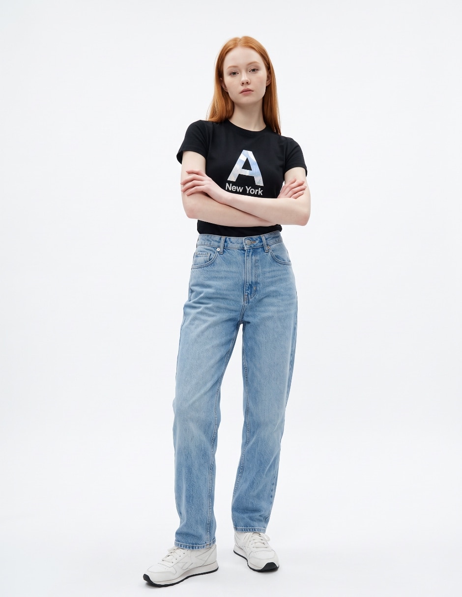 Playera manga corta Aéropostal cuello redondo para mujer 3